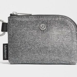Lululemon Clippable Card Pouch Glitter